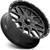 MSA M45 Portal 22x7 4x156 +0mm Black/Milled Wheel Rim 22" Inch M45-022756M