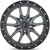 Fuel D680 Rebel 5 20x9 5x5" +1mm Gunmetal Wheel Rim 20" Inch D68020907550