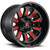 Fuel D621 Hardline 20x9 6x120/6x5.5" +19mm Black/Red Wheel Rim 20" Inch D62120906957
