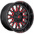 Fuel D612 Stroke 18x9 5x4.5"/5x5" -12mm Black/Red Wheel Rim 18" Inch D61218902645