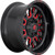 Fuel D612 Stroke 18x9 5x4.5"/5x5" -12mm Black/Red Wheel Rim 18" Inch D61218902645