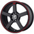 Motegi MR116 FS5 18x8 5x108/5x4.5" +45mm Black/Red Wheel Rim 18" Inch MR11688001745
