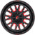 Fuel D612 Stroke 17x9 6x135/6x5.5" +1mm Black/Red Wheel Rim 17" Inch D61217909850