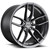 (Set of 4) Staggered-Niche M204 Vosso 18" 5x120 +40mm Gunmetal Wheels Rims M204188021+40-M204189521+35