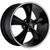 (Set of 4) Staggered Foose F104 Legend 20" 5x115 Black/Milled Wheels Rims F104208590+07-F104200090+20