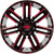 Moto Metal MO978 Razor 20x10 8x170 -24mm Black/Red Wheel Rim 20" Inch MO97821087524NRC