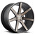 (Set of 4) Staggered Niche M150 Verona 20" 5x114.3 Black/Machined Wheels Rims M150209065+35-M150200065+40