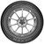 215/60R16 Nexen N Priz AH8 95V SL Black Wall Tire 14691NXK