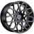 Strada S59 Buca 22x9.5 6x5.5" +24mm Black/Milled Wheel Rim 22" Inch S59263924GBML