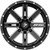 MSA M41 Boxer 16x7 4x156 +10mm Black/Milled Wheel Rim 16" Inch M41-06756