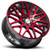 Shift H32 Formula 20x8.5 5x4.5" +35mm Black/Red Wheel Rim 20" Inch H32051435GBMR