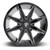 Dub S109 Push 20x8.5 6x135/6x5.5" +25mm Black/Milled Wheel Rim 20" Inch S109208597+25