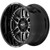 Moto Metal MO992 Folsom 20x10 5x5" -18mm Black/Milled Wheel Rim 20" Inch MO99221050318N