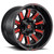 Fuel D621 Hardline 15x8 6x5.5" -18mm Black/Red Wheel Rim 15" Inch D62115808337