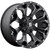 Fuel D546 Assault 20x9 5x5.5"/5x150 +1mm Black/Milled Wheel Rim 20" Inch D54620907050