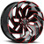 Xcess X04 26x10 6x5.5" +26mm Black/Red Wheel Rim 26" Inch X04663926GBMLR