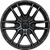 MSA M43 Fang 14x7 4x137 +10mm Black/Tint Wheel Rim 14" Inch M43-04737