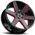 Strada S60 Coda 20x8.5 5x112 +35mm Black/Red Wheel Rim 20" Inch S60051235GBMLR