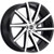 Strada S41 Sega 22x9 5x112 +35mm Black/Machined Wheel Rim 22" Inch S41251235GBM