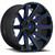 Fuel D644 Contra 20x10 6x135/6x5.5" -19mm Black/Milled/Blue Wheel Rim 20" Inch D64420009846