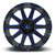 Fuel D644 Contra 20x10 6x135/6x5.5" -19mm Black/Milled/Blue Wheel Rim 20" Inch D64420009846