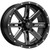 MSA M41 Boxer 14x7 4x110 -47mm Black/Milled Wheel Rim 14" Inch M41-14710