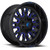 Fuel D645 Stroke 18x9 5x4.5"/5x5" -12mm Black/Blue Wheel Rim 18" Inch D64518902645