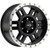 Vision 398 Manx 16x8 6x5.5" +0mm Gloss Black Wheel Rim 16" Inch 398-6883GBML0