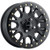 Vision UTV GV8 Invader Beadlock 15x6 4x110 +38mm Satin Black Wheel Rim 15" Inch GV8BL156110SB48NCC