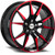 Shift H29 Blade 17x7.5 5x120 +35mm Black/Red Wheel Rim 17" Inch H29752035GBMR