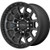 KMC KM718 Summit 17x8.5 6x5.5" +0mm Black/Gray Wheel Rim 17" Inch KM71878568400