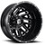 Fuel D581 Triton Dually Rear 20x8.25 8x210 Black/Milled Wheel Rim 20" Inch D58120829335