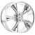 Ridler 695 20x8.5 5x5" +0mm Chrome Wheel Rim 20" Inch 695-2873C