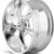 (Set of 4) Staggered Ridler 695 17x7,17x8 5x4.75" +0mm Chrome Wheels Rims 695-7761C-695-7861C