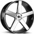 Strada S35 Perfetto 22x9.5 5x5.5" +18mm Black/Machined Wheel Rim 22" Inch S35253918DGBM