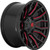 Fuel D712 Rage 22x10 8x180 -18mm Black/Red Wheel Rim 22" Inch D71222001847