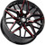 Shift H33 Spring 20x8.5 5x4.5" +35mm Black/Red Wheel Rim 20" Inch H33051435GBMLR