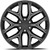 Replica PR176 Snowflake 20x9 6x5.5" +24mm Black/Milled Wheel Rim 20" Inch 176M-295824