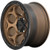 KMC KM541 Dirty Harry 17x8.5 5x5" +18mm Bronze Wheel Rim 17" Inch KM54178550618