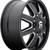 Fuel D538 Maverick Dually Front 17x6.5 8x210 Black/Milled Wheel Rim 17" Inch D538176593F