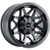 Vision UTV 416 Seven 12x8 4x156 -10.2mm Matte Black Wheel Rim 12" Inch 416-128156MB4