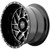 Moto Metal MO985 Breakout 16x8 5x5" -6mm Black/Machined Wheel Rim 16" Inch MO98568050306N