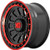 XD Series XD856 Omega 20x10 5x5"/5x5.5" -18mm Black/Red Wheel Rim 20" Inch XD85621035918N