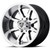 Fairway Alloys FA141 Shift 10x7 4x4" -25mm Black/Machined Wheel Rim 10" Inch FA-141-M