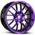 Shift H28 Crank 18x8.5 5x100/5x4.5" +30mm Black/Purple Wheel Rim 18" Inch H28850030GBMP