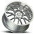 Shift H28 Crank 17x7.5 4x100/4x4.5" +30mm Silver Wheel Rim 17" Inch H28740030SP