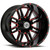 Scorpion SC-18 20x9 6x135/6x5.5" +12mm Black/Red Wheel Rim 20" Inch SC18-20091261351397+12RML