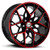 Shift H35 Piston 20x8.5 5x120 +35mm Black/Red Wheel Rim 20" Inch H35052035GBMR