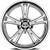 Ridler 606 18x8 5x4.75" +0mm Chrome Wheel Rim 18" Inch 606-8861C