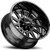 Off-Road Monster M17 20x10 5x5" -19mm Black/Milled Wheel Rim 20" Inch M170527N19GBML